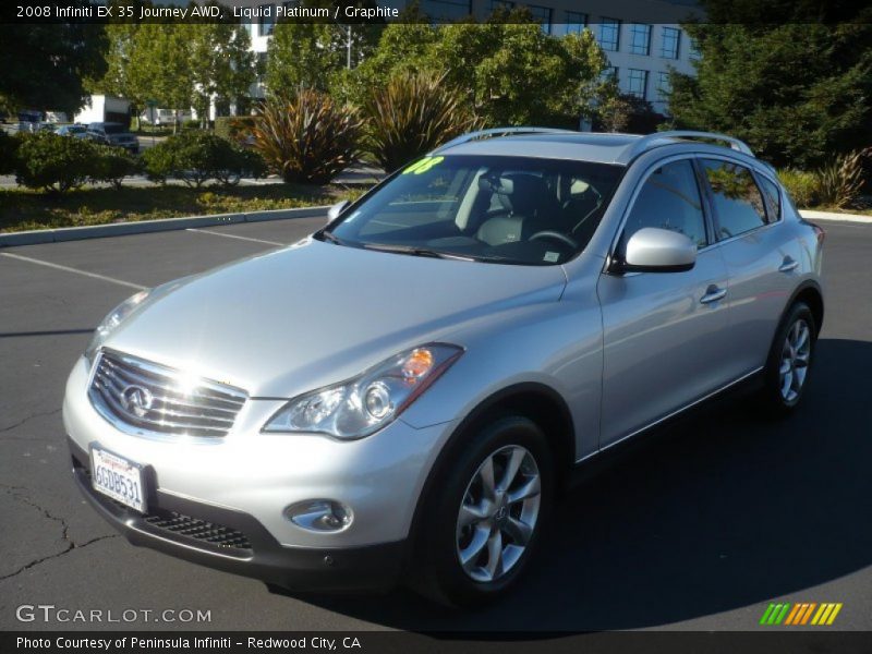 Liquid Platinum / Graphite 2008 Infiniti EX 35 Journey AWD