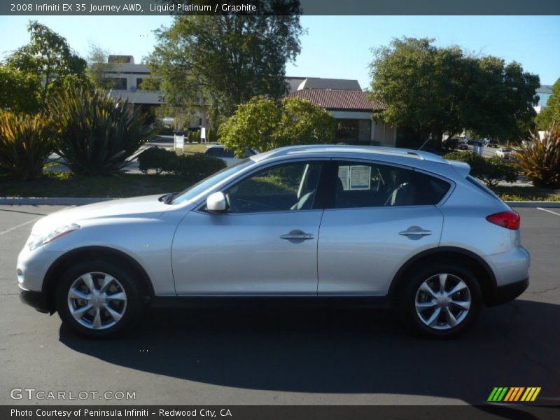 Liquid Platinum / Graphite 2008 Infiniti EX 35 Journey AWD