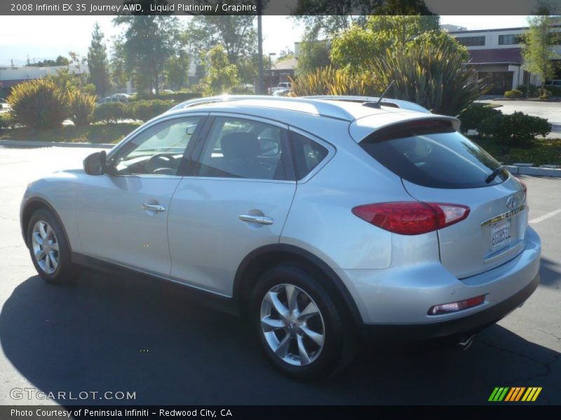 Liquid Platinum / Graphite 2008 Infiniti EX 35 Journey AWD