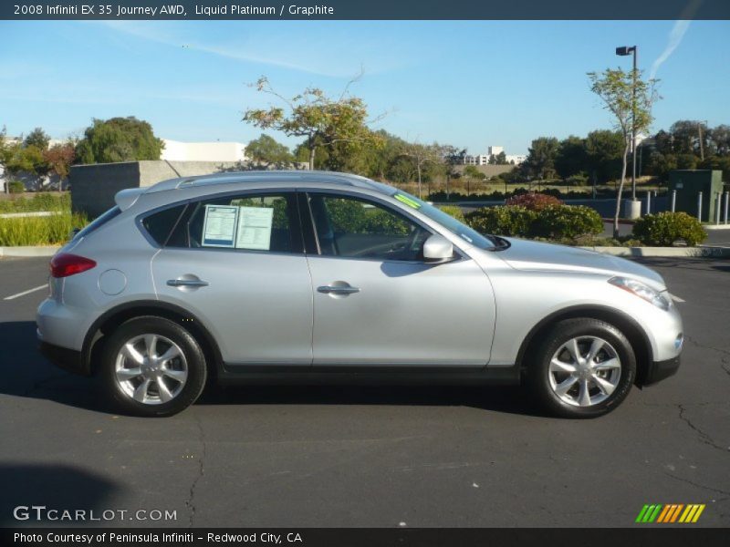 Liquid Platinum / Graphite 2008 Infiniti EX 35 Journey AWD