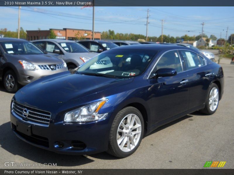 Navy Blue / Charcoal 2010 Nissan Maxima 3.5 SV