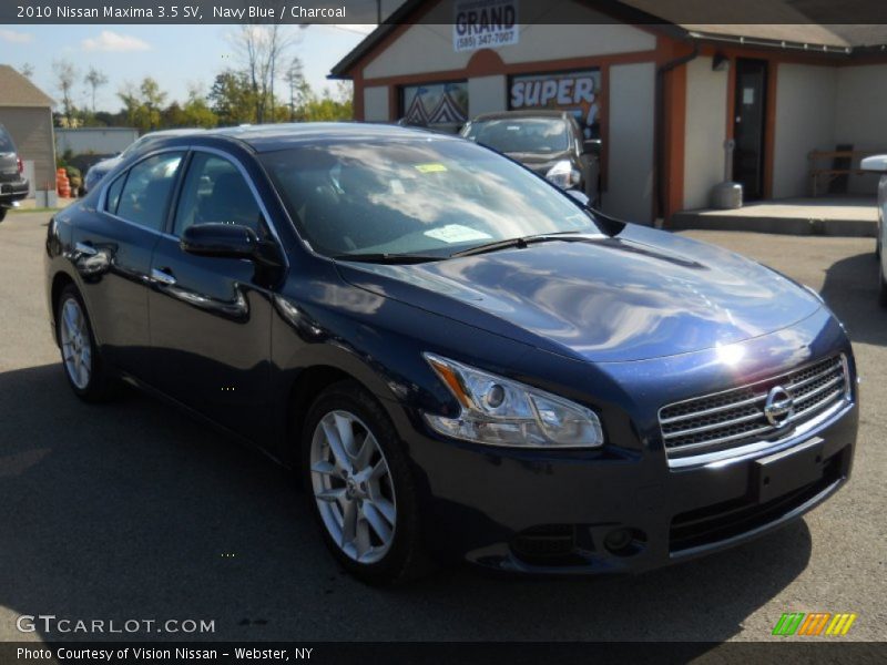Navy Blue / Charcoal 2010 Nissan Maxima 3.5 SV