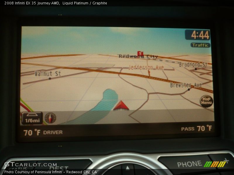 Liquid Platinum / Graphite 2008 Infiniti EX 35 Journey AWD