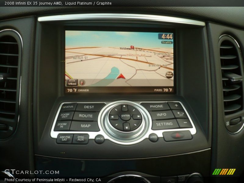 Liquid Platinum / Graphite 2008 Infiniti EX 35 Journey AWD