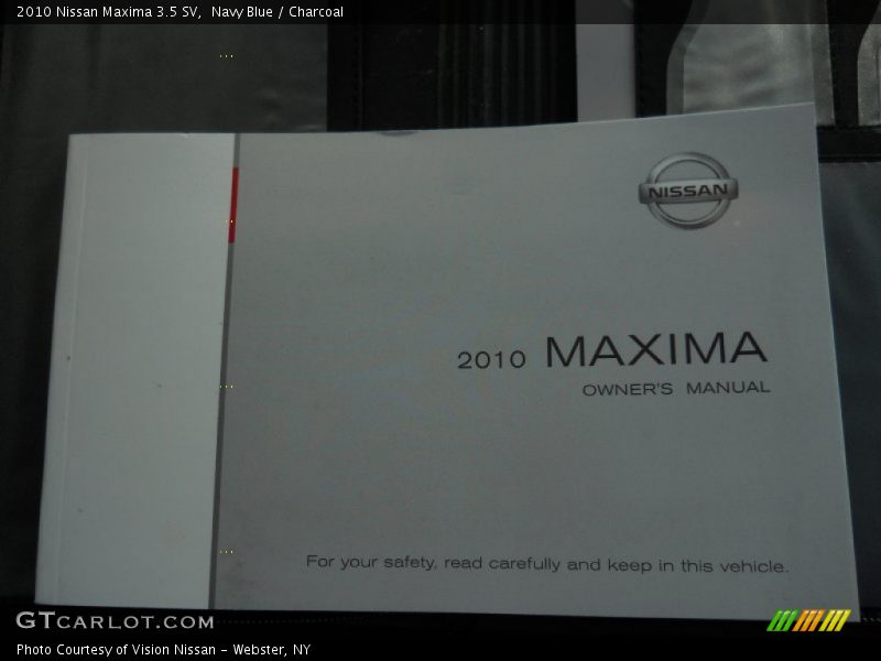 Navy Blue / Charcoal 2010 Nissan Maxima 3.5 SV