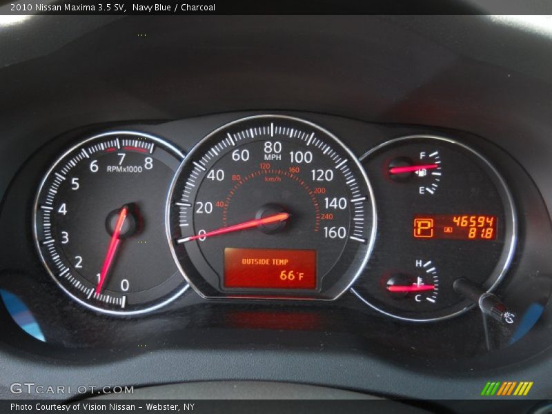 Navy Blue / Charcoal 2010 Nissan Maxima 3.5 SV