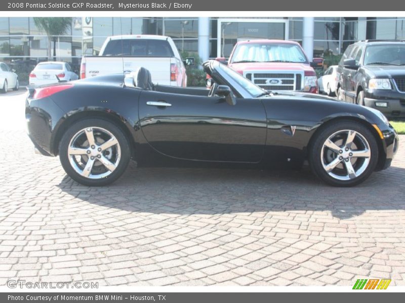 Mysterious Black / Ebony 2008 Pontiac Solstice GXP Roadster