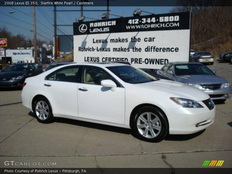 Starfire White Pearl / Cashmere 2008 Lexus ES 350