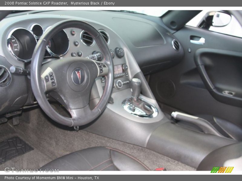 Mysterious Black / Ebony 2008 Pontiac Solstice GXP Roadster