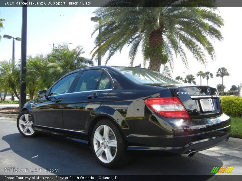 Black / Black 2010 Mercedes-Benz C 300 Sport