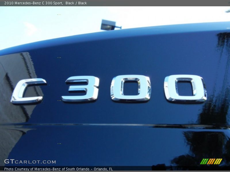 Black / Black 2010 Mercedes-Benz C 300 Sport