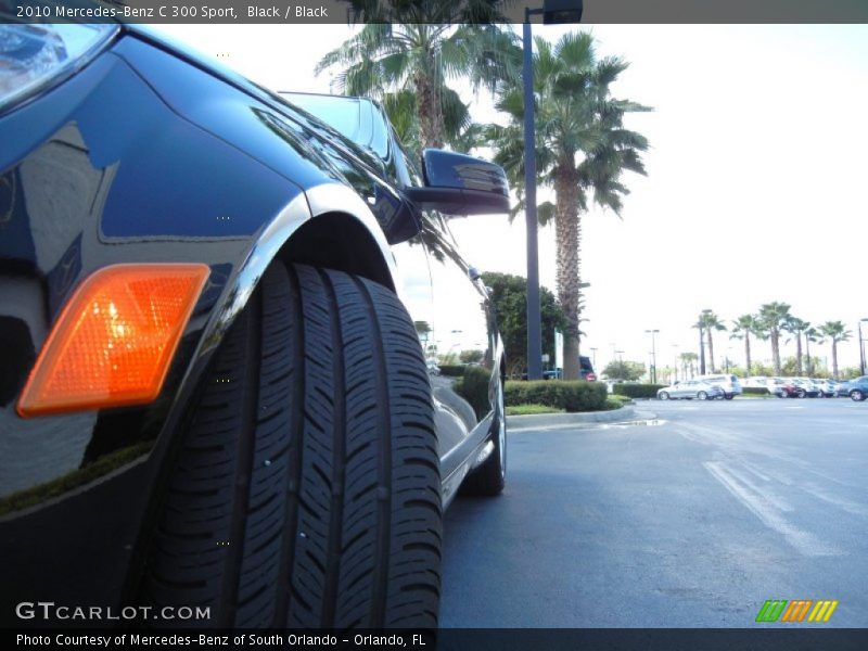 Black / Black 2010 Mercedes-Benz C 300 Sport
