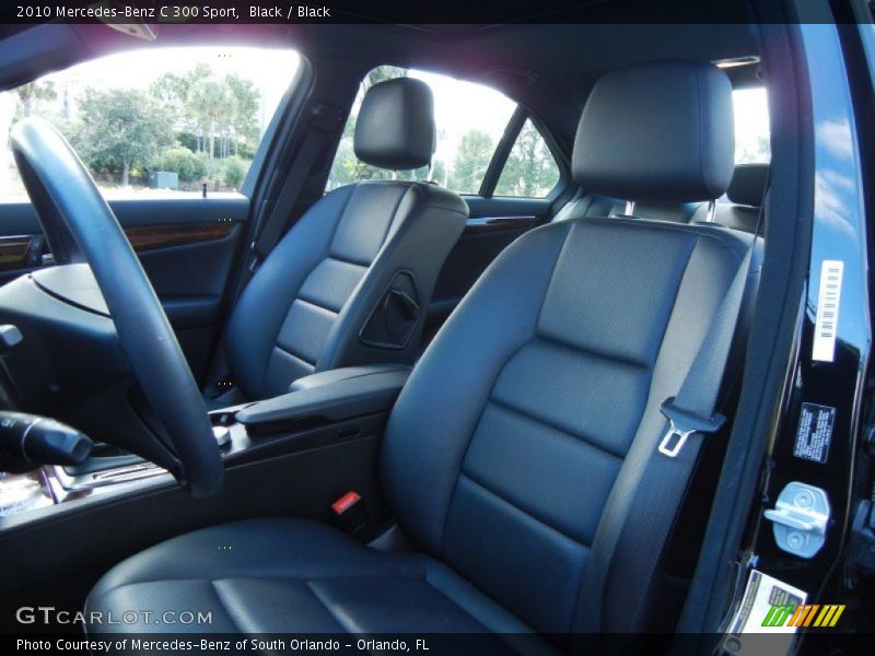 Black / Black 2010 Mercedes-Benz C 300 Sport
