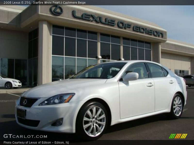 Starfire White Pearl / Cashmere Beige 2008 Lexus IS 250