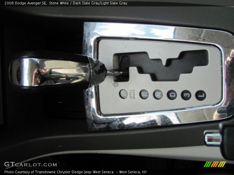 Stone White / Dark Slate Gray/Light Slate Gray 2008 Dodge Avenger SE