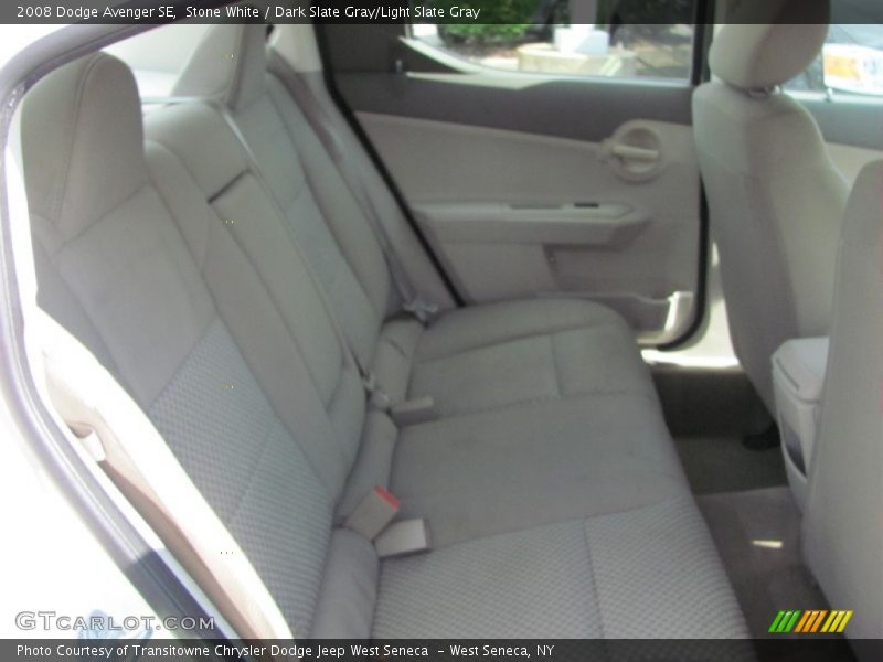 Stone White / Dark Slate Gray/Light Slate Gray 2008 Dodge Avenger SE