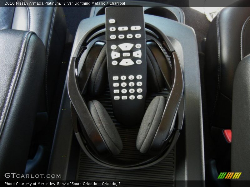 Silver Lightning Metallic / Charcoal 2010 Nissan Armada Platinum