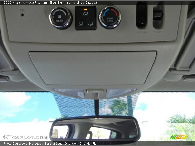 Silver Lightning Metallic / Charcoal 2010 Nissan Armada Platinum