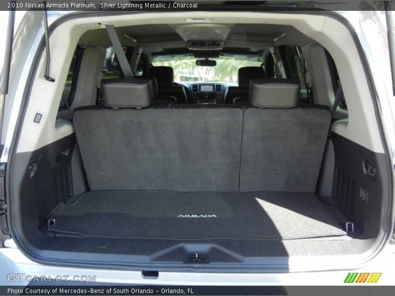 Silver Lightning Metallic / Charcoal 2010 Nissan Armada Platinum