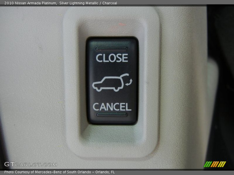 Silver Lightning Metallic / Charcoal 2010 Nissan Armada Platinum