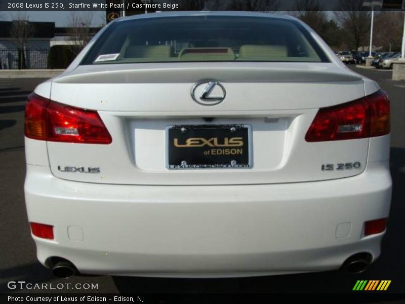 Starfire White Pearl / Cashmere Beige 2008 Lexus IS 250