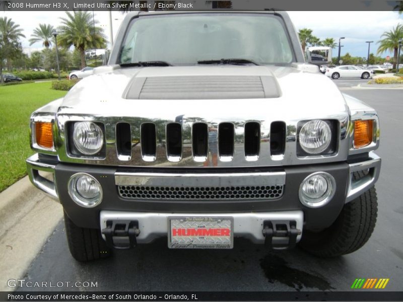 Limited Ultra Silver Metallic / Ebony Black 2008 Hummer H3 X