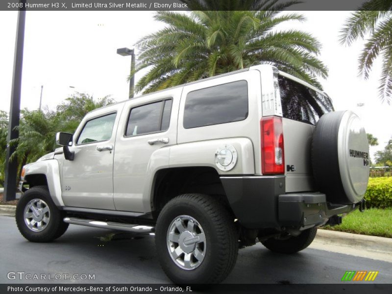 Limited Ultra Silver Metallic / Ebony Black 2008 Hummer H3 X