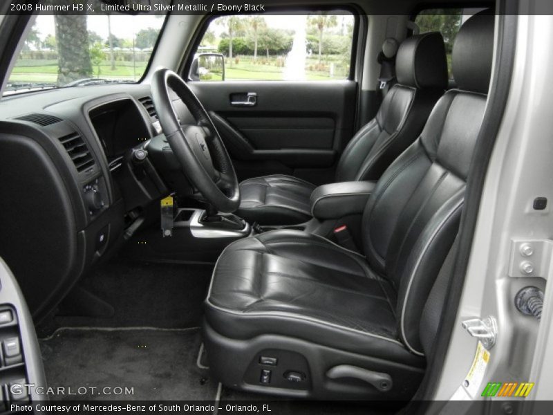Limited Ultra Silver Metallic / Ebony Black 2008 Hummer H3 X