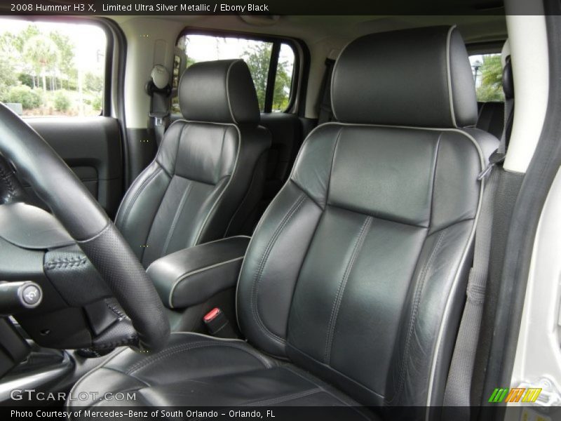Limited Ultra Silver Metallic / Ebony Black 2008 Hummer H3 X