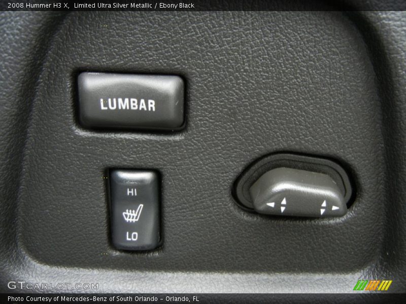 Limited Ultra Silver Metallic / Ebony Black 2008 Hummer H3 X