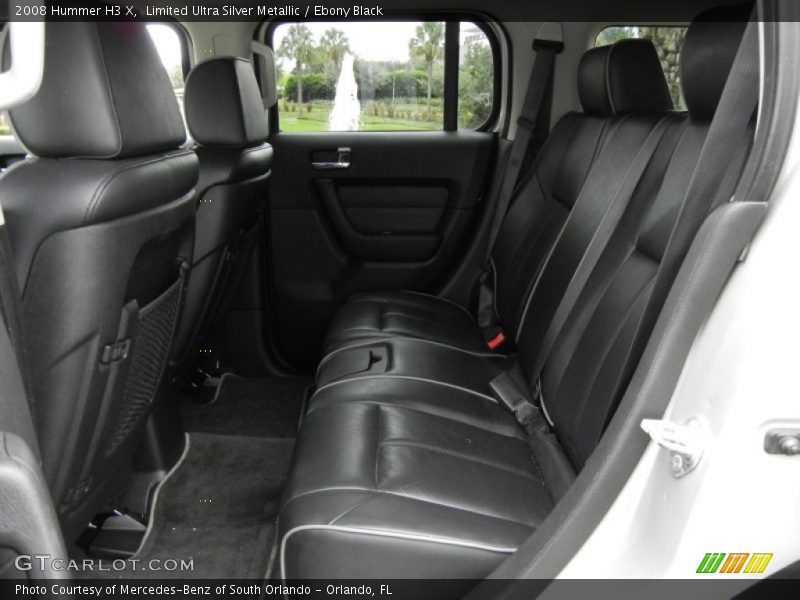 Limited Ultra Silver Metallic / Ebony Black 2008 Hummer H3 X