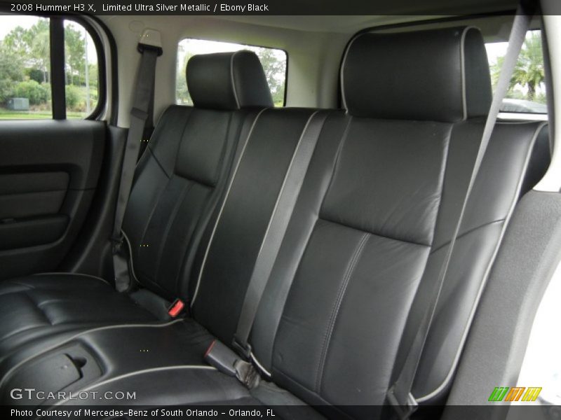 Limited Ultra Silver Metallic / Ebony Black 2008 Hummer H3 X
