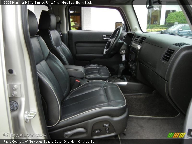 Limited Ultra Silver Metallic / Ebony Black 2008 Hummer H3 X