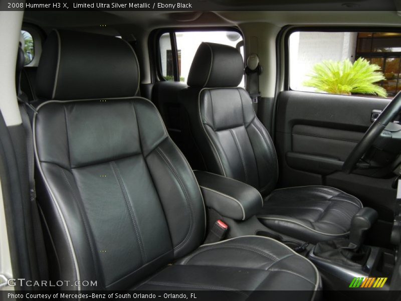 Limited Ultra Silver Metallic / Ebony Black 2008 Hummer H3 X