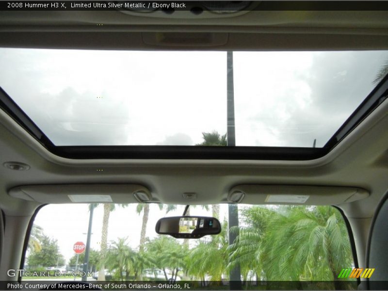 Limited Ultra Silver Metallic / Ebony Black 2008 Hummer H3 X
