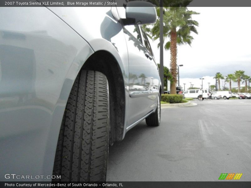Blue Mirage Metallic / Stone 2007 Toyota Sienna XLE Limited