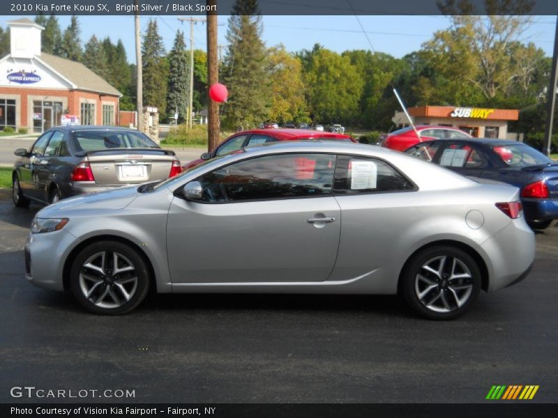 Bright Silver / Black Sport 2010 Kia Forte Koup SX