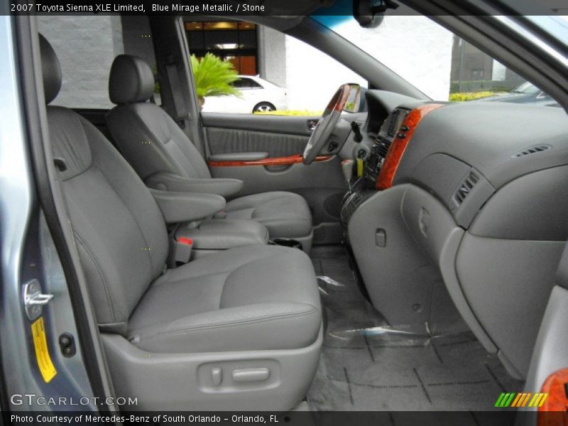 Blue Mirage Metallic / Stone 2007 Toyota Sienna XLE Limited