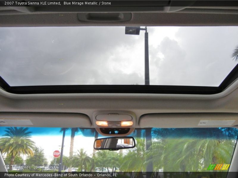 Blue Mirage Metallic / Stone 2007 Toyota Sienna XLE Limited