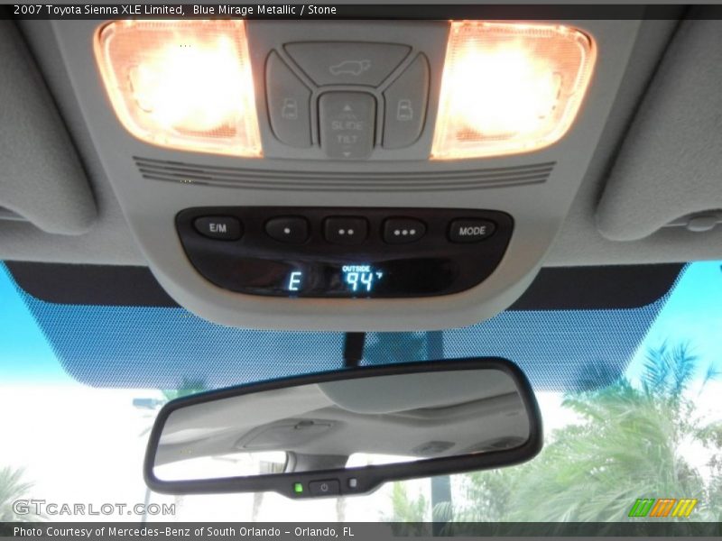 Blue Mirage Metallic / Stone 2007 Toyota Sienna XLE Limited