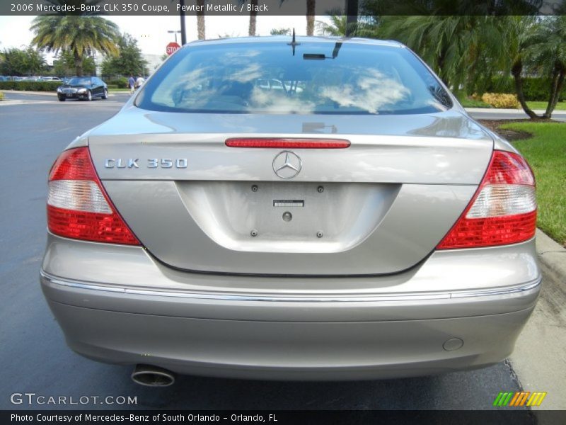 Pewter Metallic / Black 2006 Mercedes-Benz CLK 350 Coupe