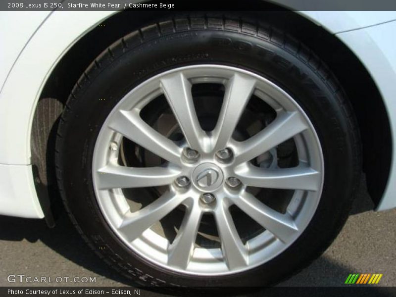 Starfire White Pearl / Cashmere Beige 2008 Lexus IS 250