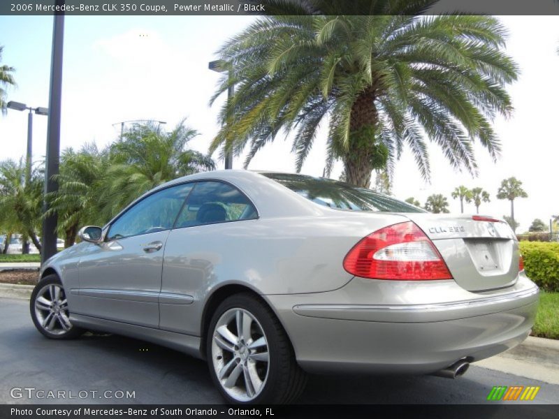 Pewter Metallic / Black 2006 Mercedes-Benz CLK 350 Coupe