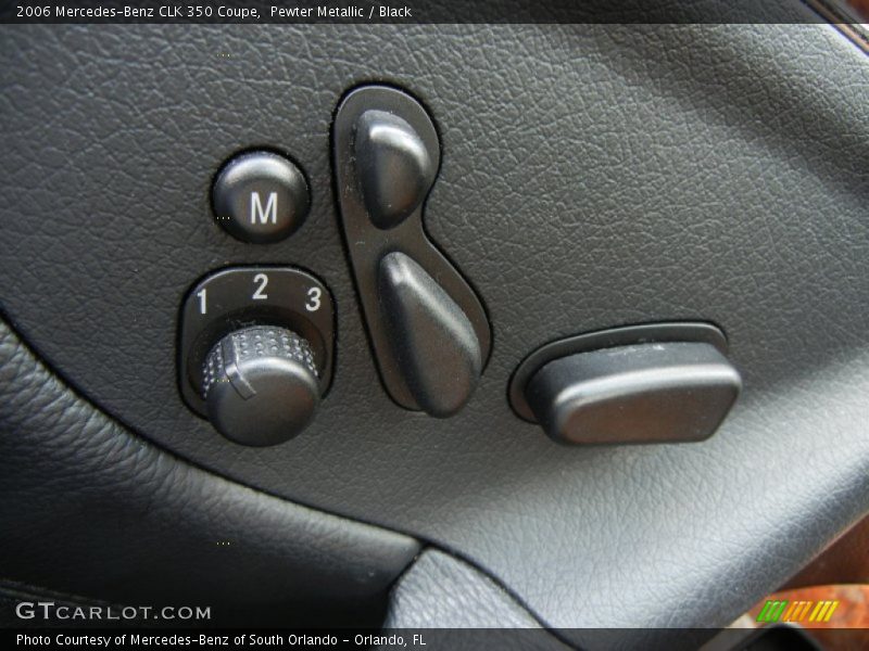 Pewter Metallic / Black 2006 Mercedes-Benz CLK 350 Coupe