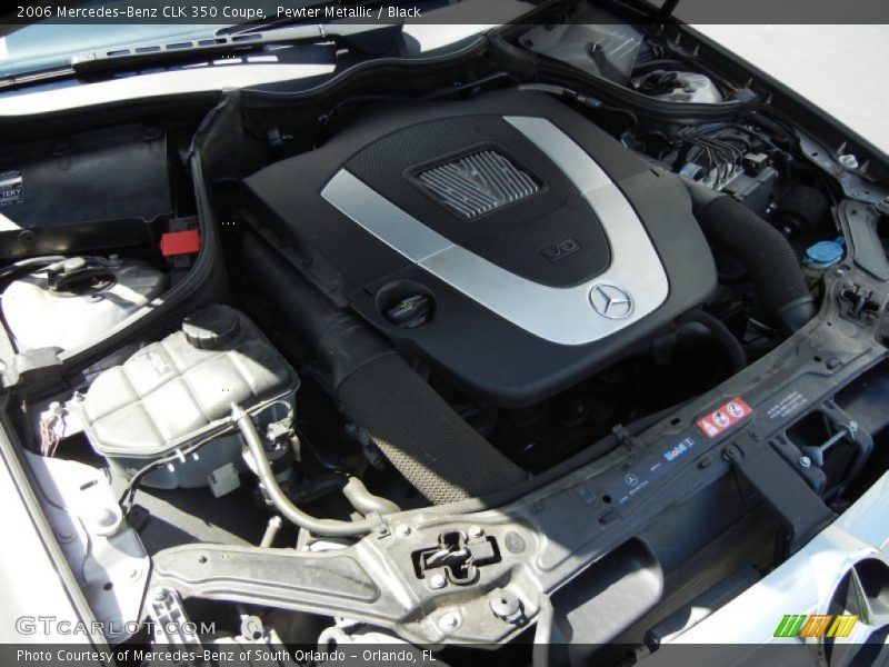 Pewter Metallic / Black 2006 Mercedes-Benz CLK 350 Coupe