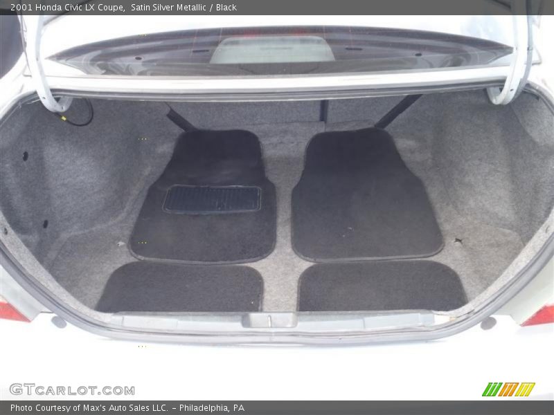 Satin Silver Metallic / Black 2001 Honda Civic LX Coupe