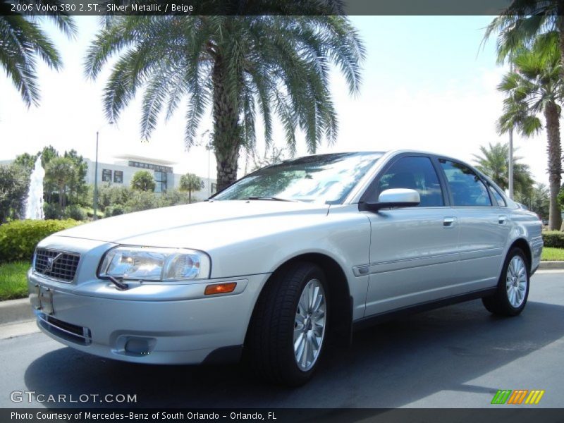 Silver Metallic / Beige 2006 Volvo S80 2.5T