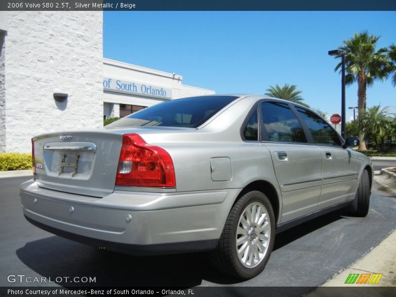 Silver Metallic / Beige 2006 Volvo S80 2.5T