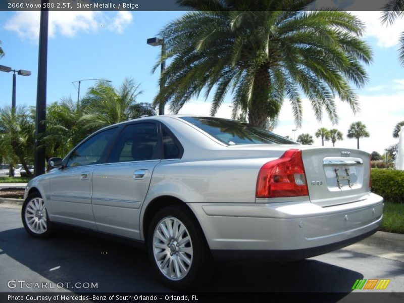 Silver Metallic / Beige 2006 Volvo S80 2.5T