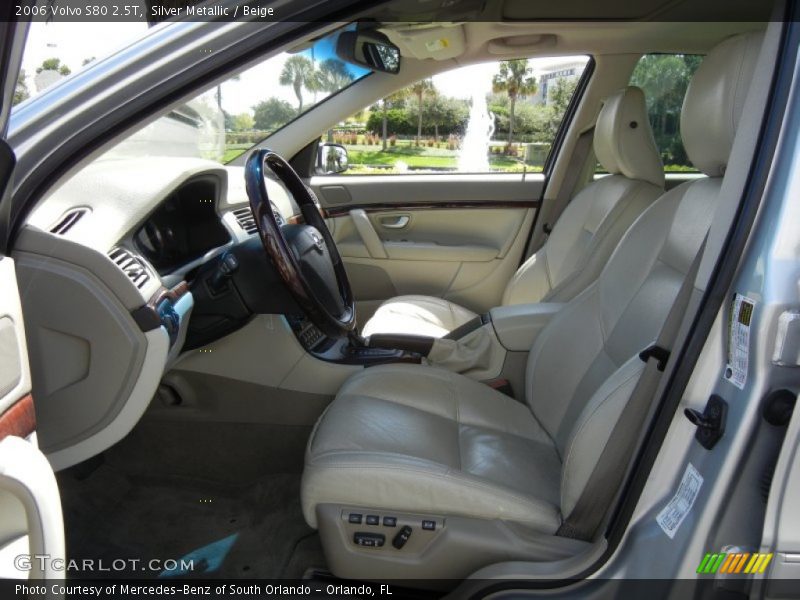 Silver Metallic / Beige 2006 Volvo S80 2.5T